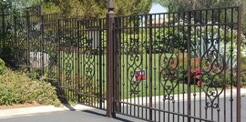 steel privacy gate